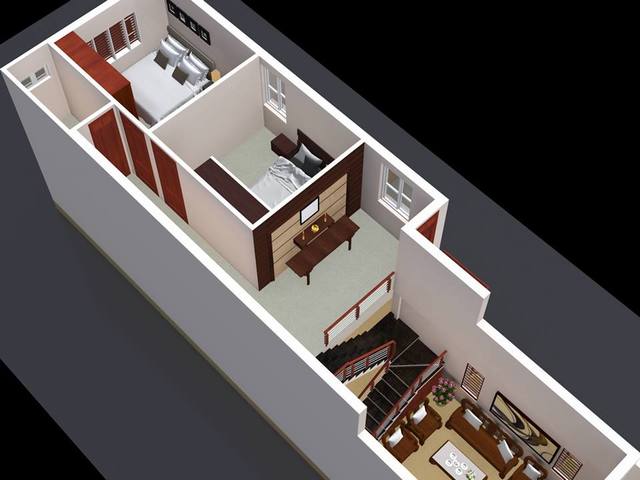 NHÀ GÁC LỬNG 3 phòng ngủ mới năm 2020_ 5x15M | Kiến trúc SAH design -  YouTube