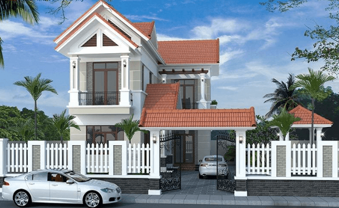 Biệt thự nhà vườn mái Thái 2 tầng đẹp nhất 2021 - ACHI 22102