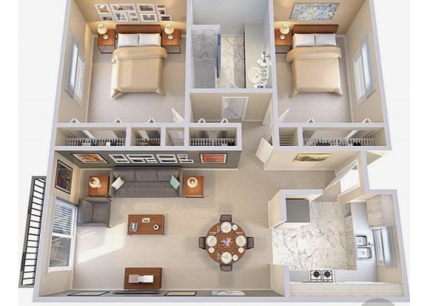 Báo giá 99+ mẫu thiết kế nội thất chung cư 70m2 mới nhất 2023