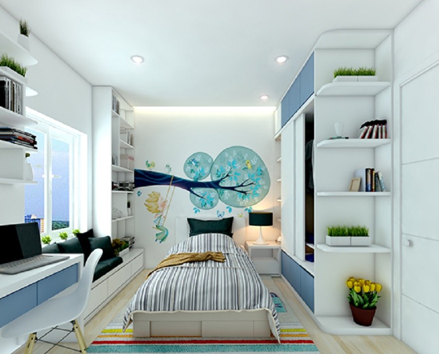 99+ Ý tưởng thiết kế phòng ngủ nhỏ đẹp và tiện nghi nhất