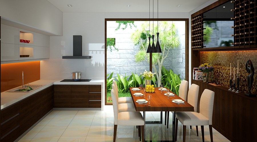 5 cách trang trí phòng ăn đơn giản tạo không gian ấm cúng cho gia đình