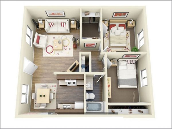 Thiết kế nội thất căn hộ 2 phòng ngủ 56m2 sẽ giúp không gian sống của bạn trở nên thoải mái hơn rất nhiều. Chúng tôi đã thực hiện nhiều dự án thiết kế nội thất cho căn hộ này và đều đạt được kết quả tốt. Hãy click vào ảnh để xem chi tiết nhé!