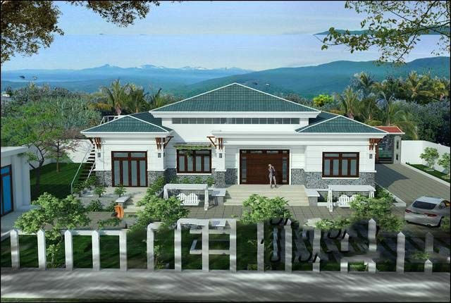 Mãn Nhãn Mẫu Nhà Vườn đẹp ở Nông Thôn Mái Giả Ngói 2022