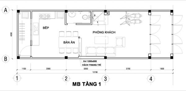 Thiết kế nhà 3 tầng đẹp giá rẻ tại Yên Bái - tư vấn thiết kế nhà