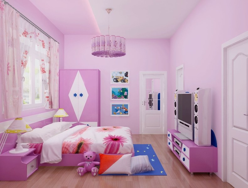 5 Cách trang trí phòng ngủ cho bé gái đơn giản giúp bé có sức khỏe tốt