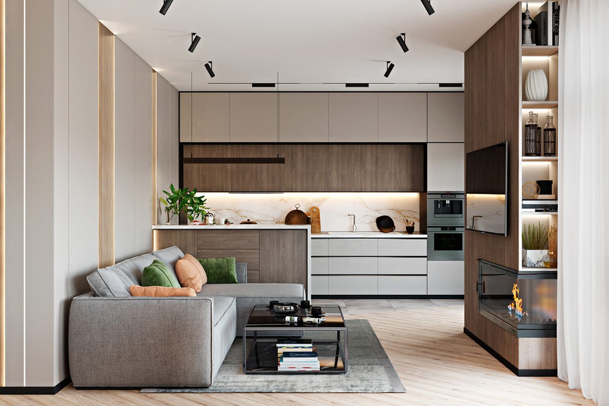 TOP 10 Mẫu thiết kế nội thất chung cư 70m2 ĐẸP nhất 2022
