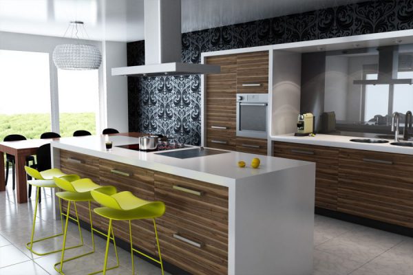 Thiết kế nội thất phòng bếp phong cách hiện đại