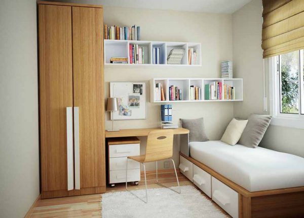 thiết kế nội thất phòng ngủ phong cách đương đại đơn giản