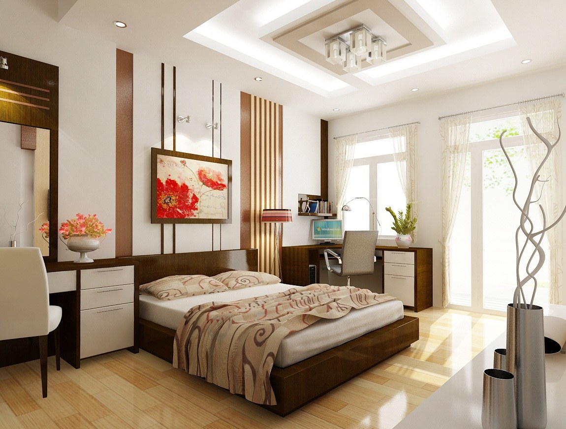 Cách trang trí phòng ngủ đẹp cho nữ đơn giản mà hiện đại