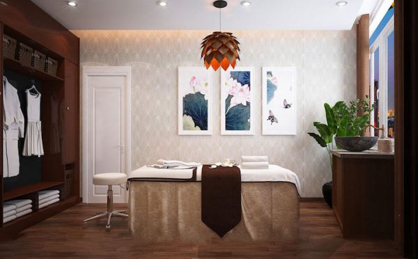Những mẫu thiết kế trang trí phòng spa nhỏ đẹp giá rẻ sang chảnh