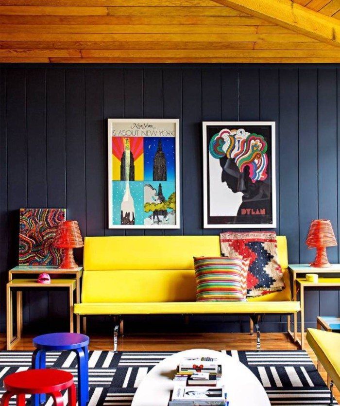 Màu sắc được sử dụng trong phong cách thiết kế nội thất Postmodernism 