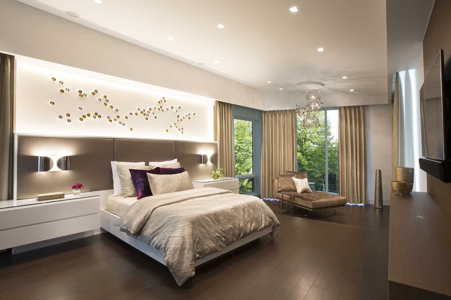 Không gian phòng ngủ ấm cúng trong phong cách thiết kế nội thất Modernism