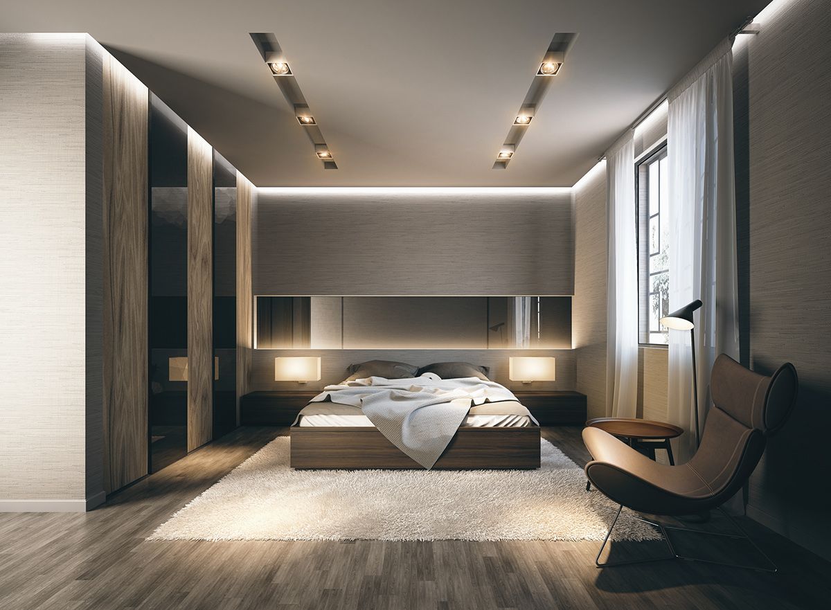 Phòng ngủ của các cặp vợ chồng lớn tuổi thường theo đuổi sự đơn giản nhưng ấm cúng, lãng mạng, dịu nhẹ. Màu sắc cũng tối màu hơn.