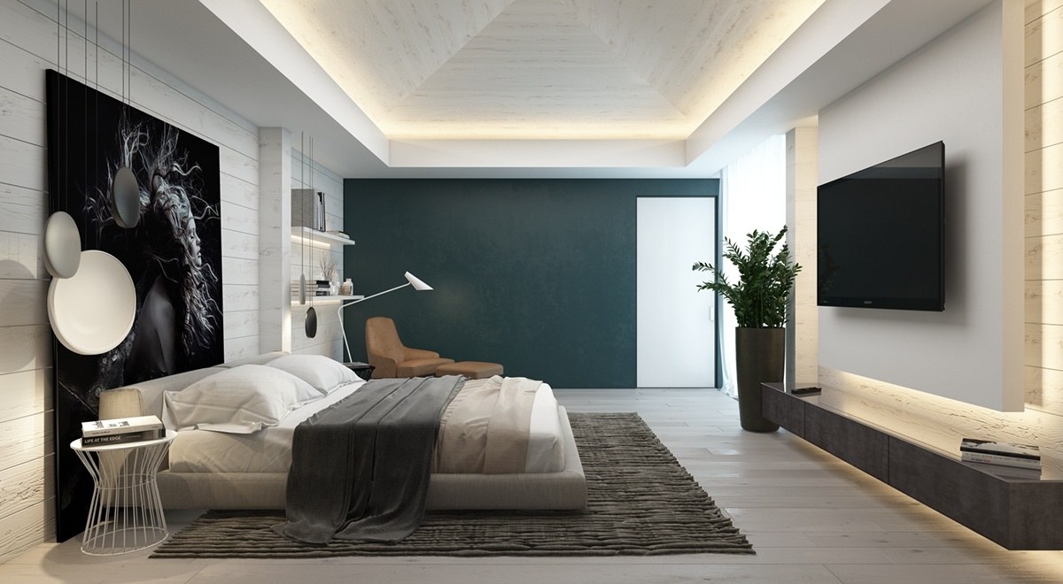 ý tưởng thiết kế nội thất phòng ngủ chung cư hiện đại