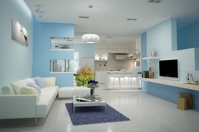 Tại sao màu xanh dương nhạt được yêu thích trong thiết kế nội thất
