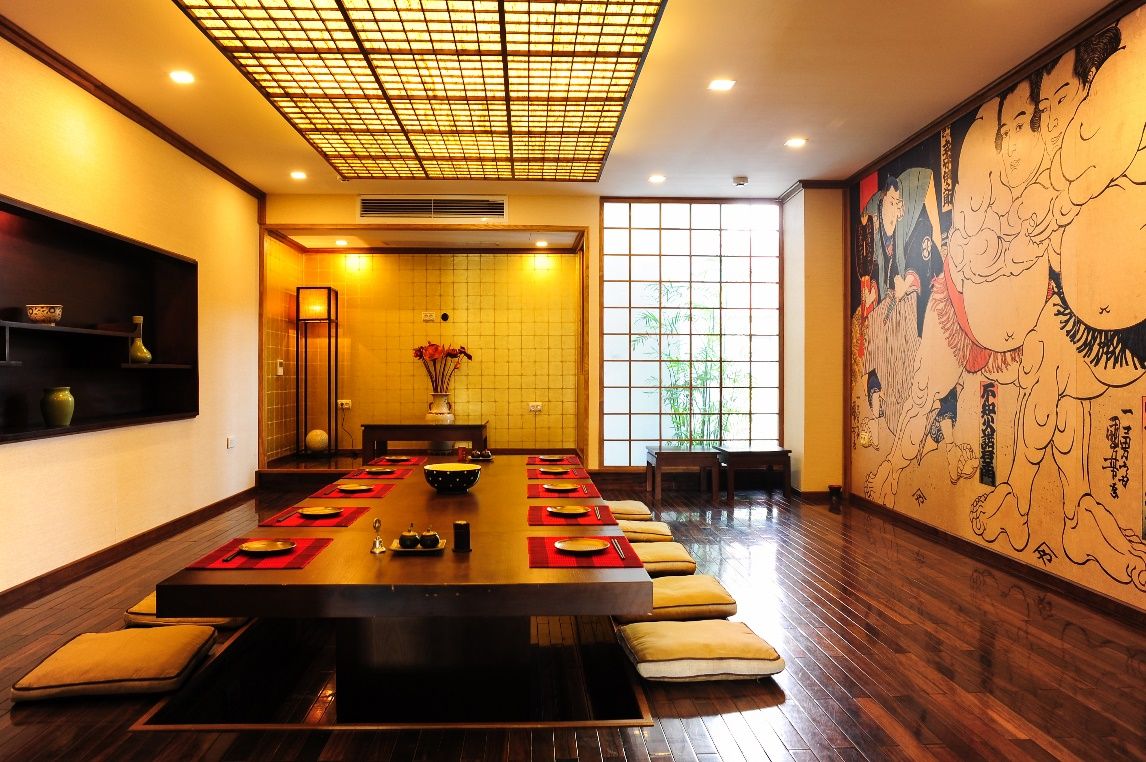 Nguyên tắc thiết kế nội thất nhà hàng Nhật Bản