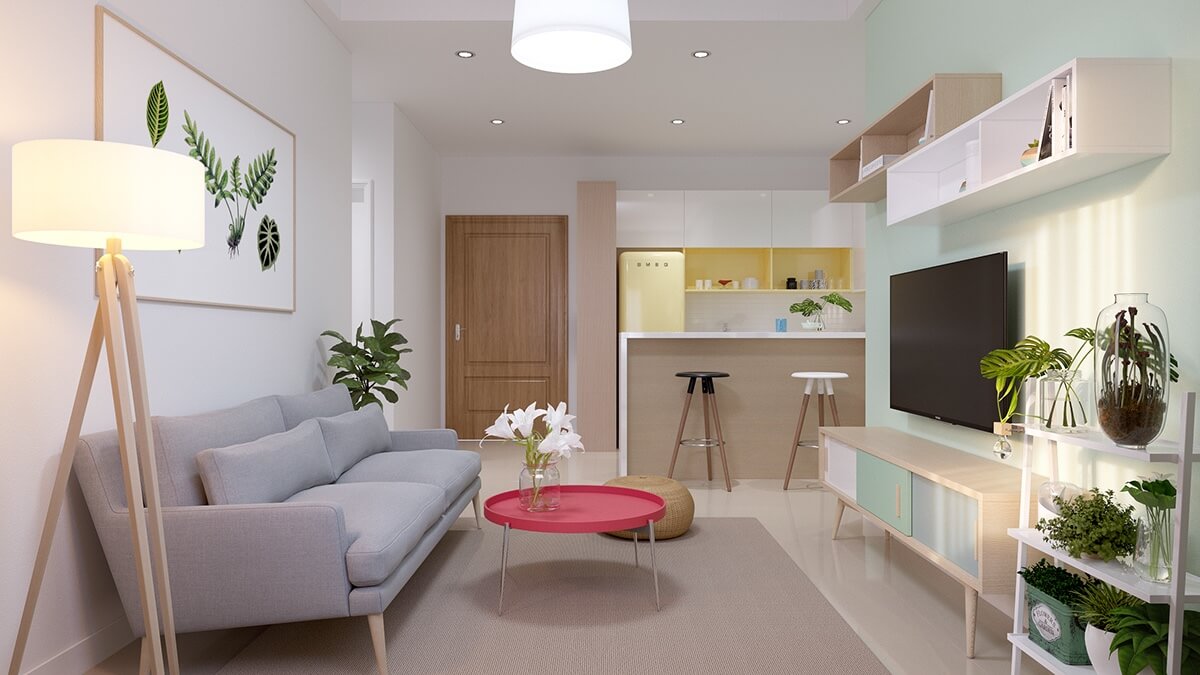 Mẫu thiết kế nội thất chung cư mini hiện đại