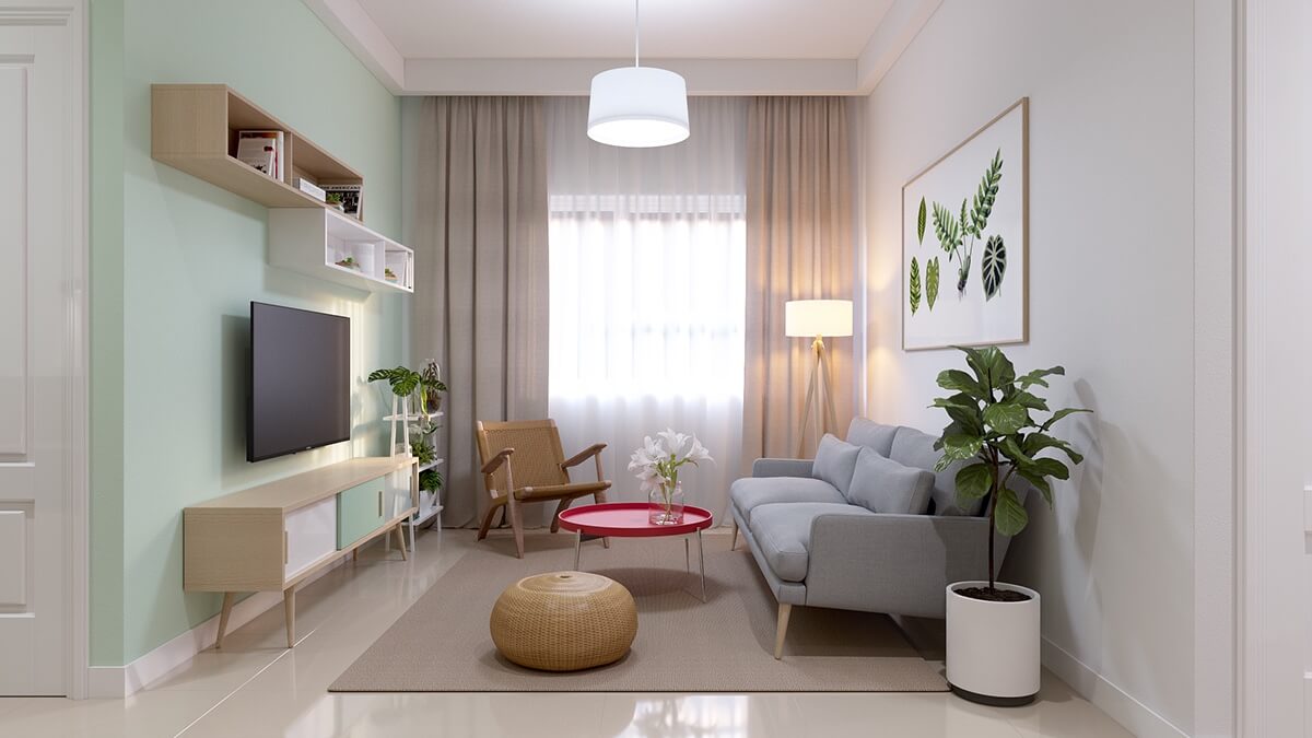 Mẫu thiết kế nội thất chung cư mini hiện đại