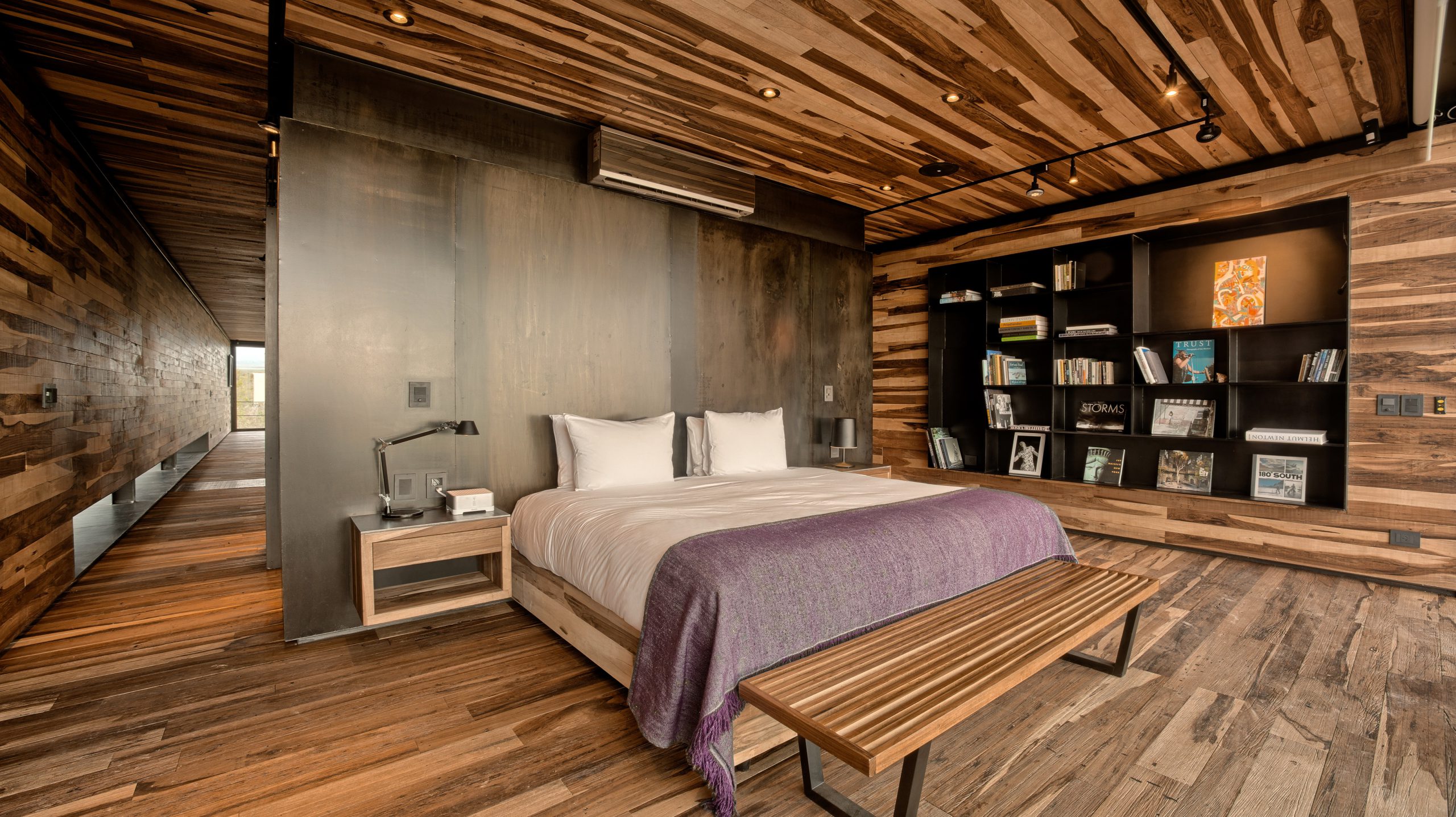 Nội thất phòng ngủ bằng gỗ
