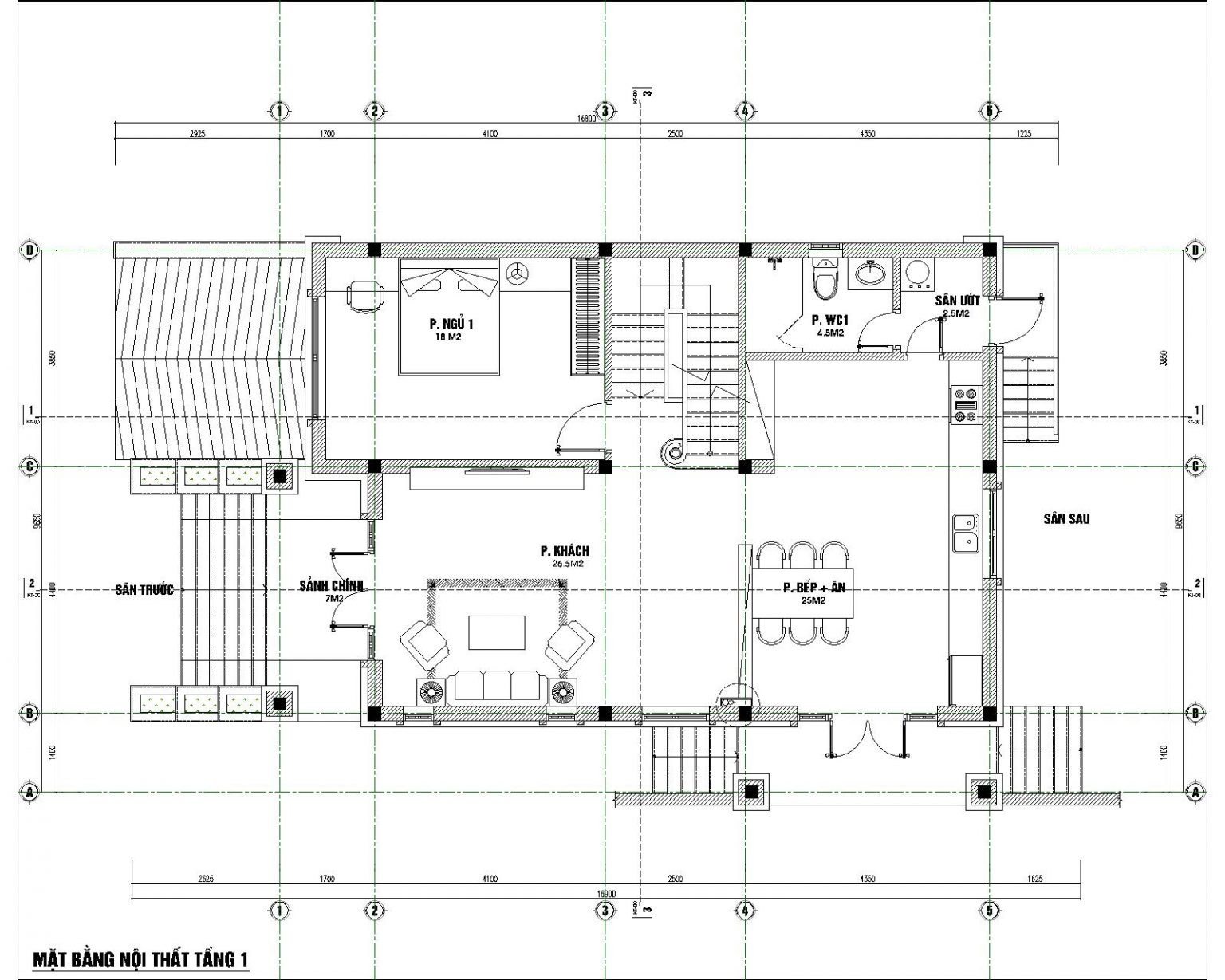 15 mẫu nhà 2 tầng chữ L 100m2 thoải mái cho gia đình đông người