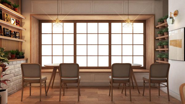 Mẫu thiết kế nội thất quán cafe