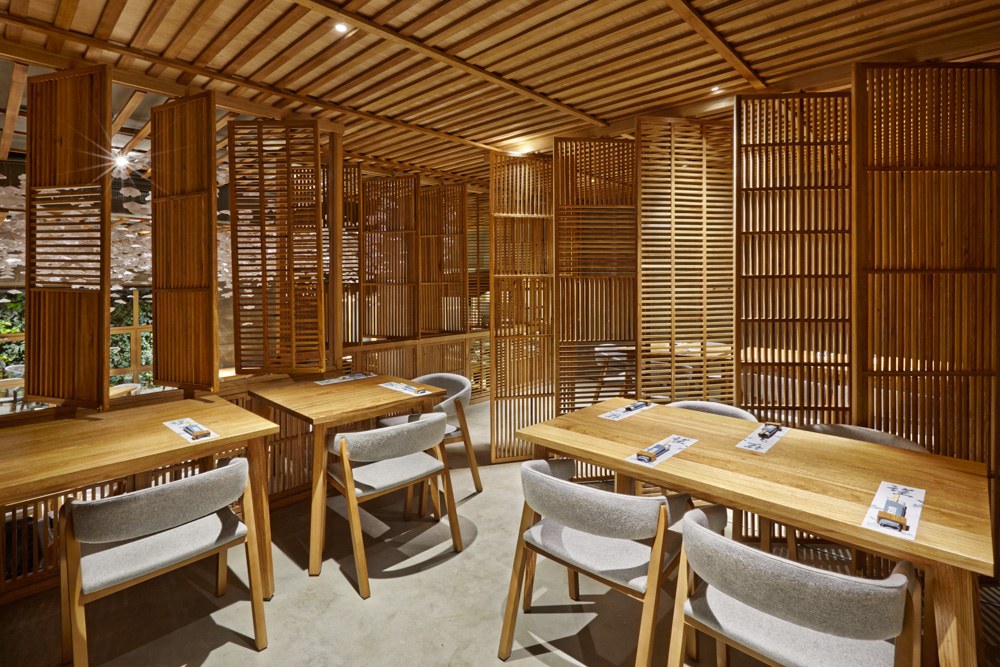 Mẫu thiết kế nhà hàng Nhật Nozomi
