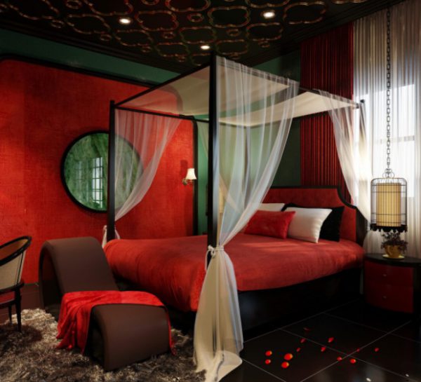 Phòng ngủ ấn tượng với màu sắc rực rỡ