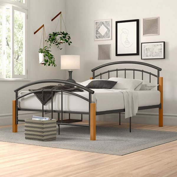 Giường kim loại thiết kế đơn giản