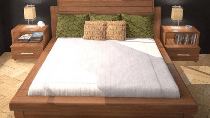giường ngủ sàn kiểu Nhật