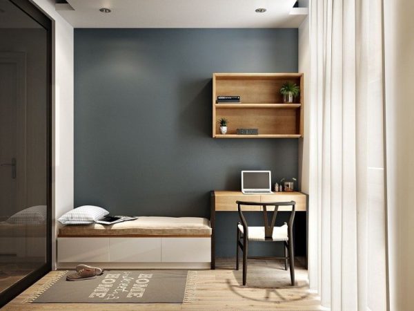phòng ngủ nhỏ đẹp với những món đồ nội thất đơn giản