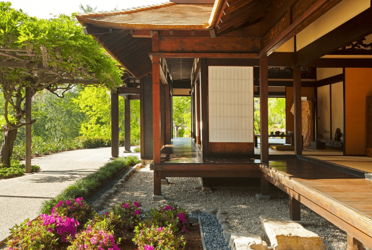 thiết kế biệt thự 1 tầng theo phong cách Nhật Bản