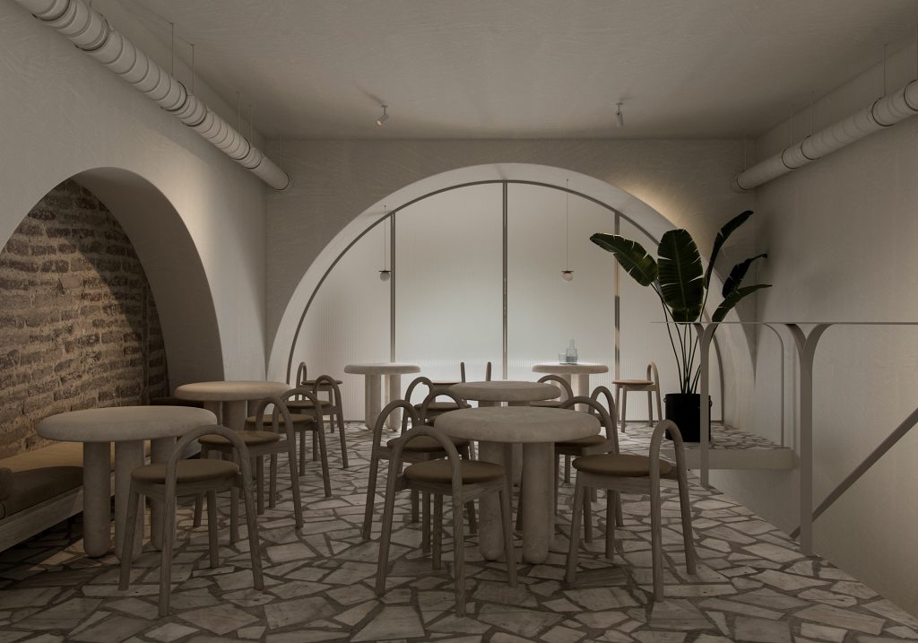 thiết kế nội thất quán cafe ấn tượng nhờ phong cách Wabi Sabi