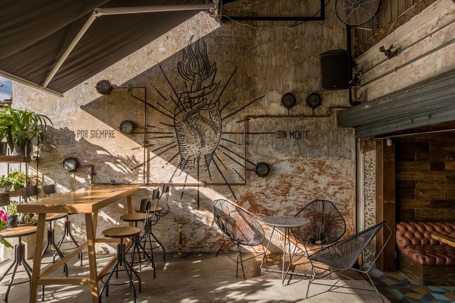 Thiết kế quán cafe với không gian xanh, mộc mạc gần gũi với thiên nhiên 