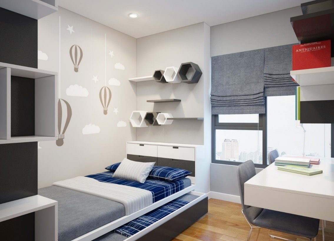 Thiết kế phòng ngủ thông minh cho diện tích nhỏ