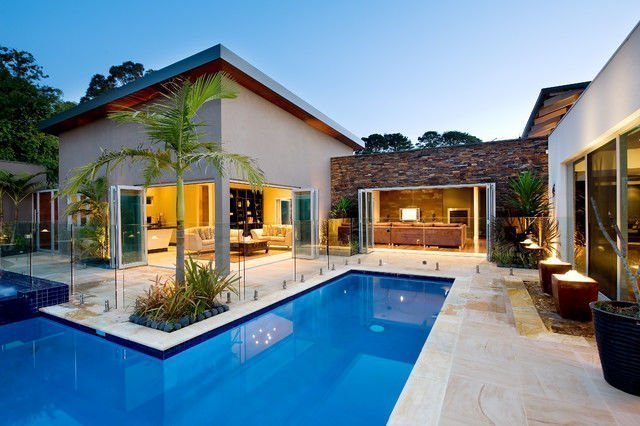 thiết kế nhà có bể bơi