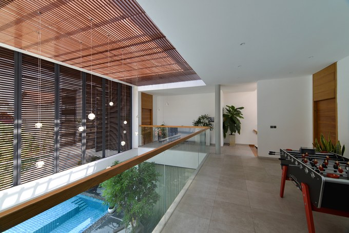 Thiết kế nội thất trong nhà có đầy đủ tiện nghi giúp cho các thành viên có thể thoải mái tận hưởng giống như các resort