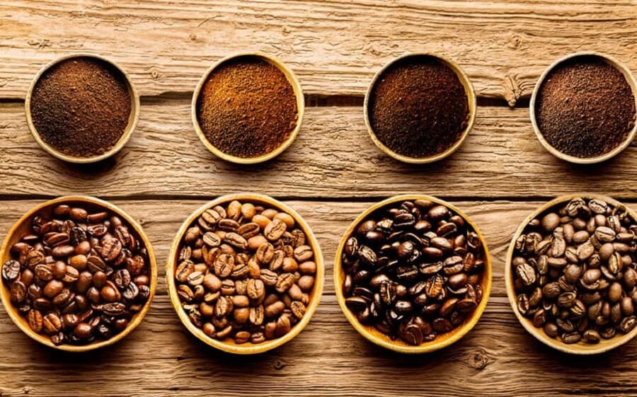 Hạt cafe là nguyên liệu chính đối với kinh doanh quán cafe