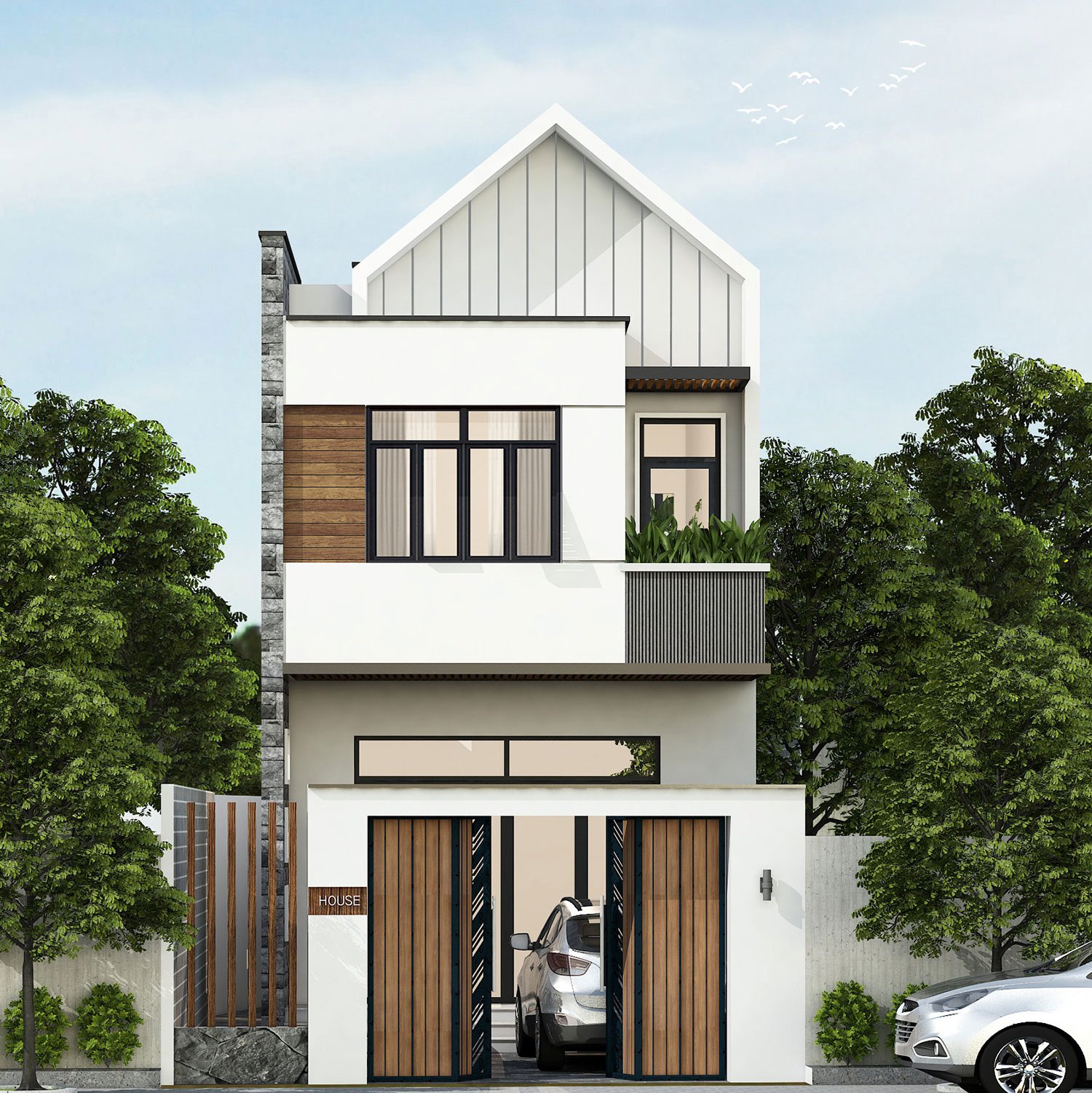 25 Mẫu thiết kế nhà 2 tầng đơn giản giá rẻ 2023  An Lộc