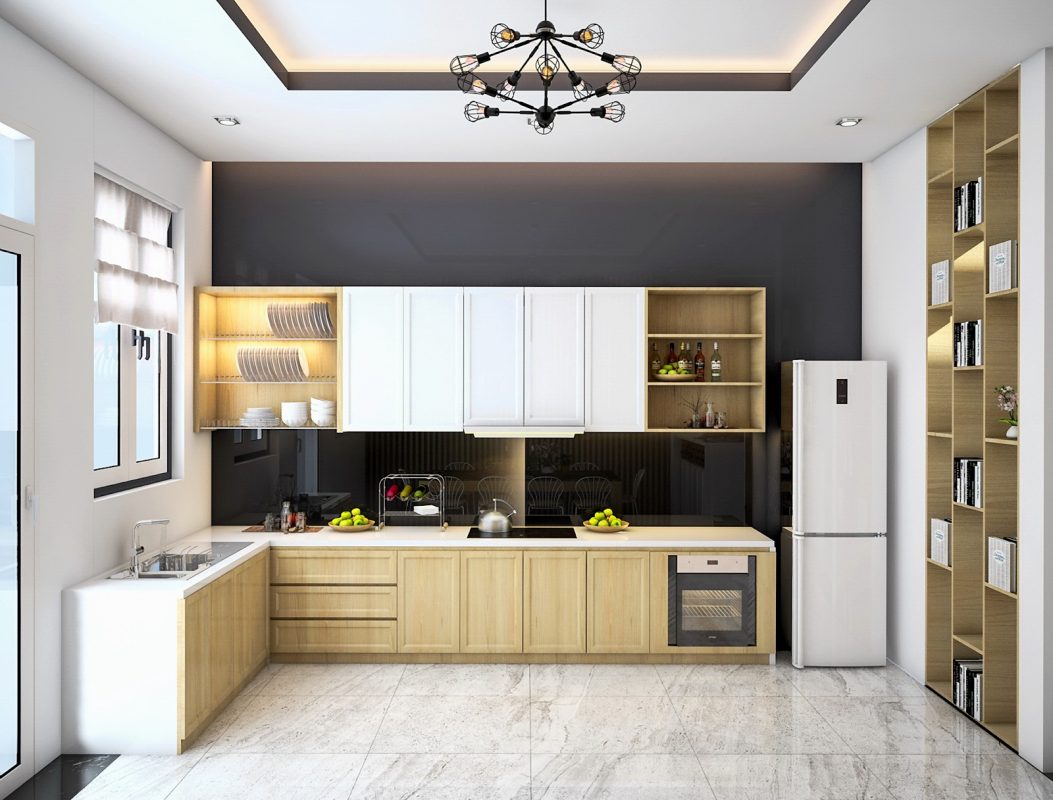 Thiết kế nội thất phòng bếp + ăn