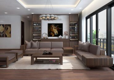 Những mẫu thiết kế nội thất gỗ tự nhiên đẹp cho phòng khách