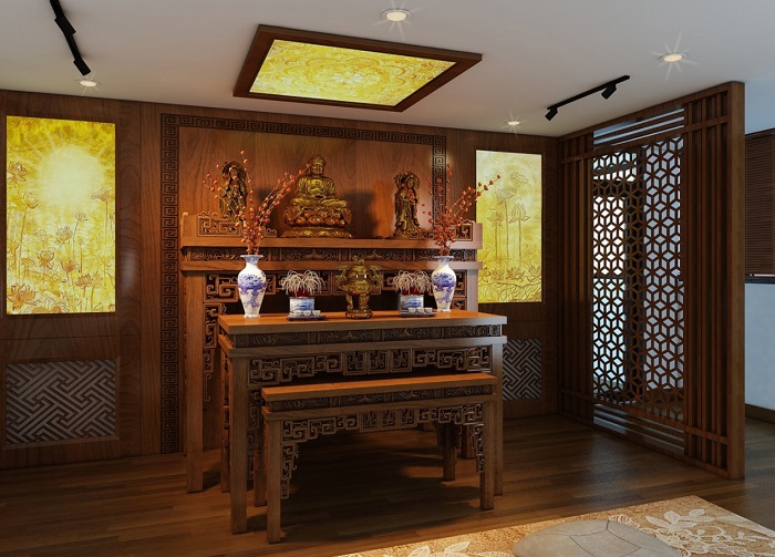 Ý nghĩa bàn thờ Phật đẹp trong văn hóa tâm linh của người Việt