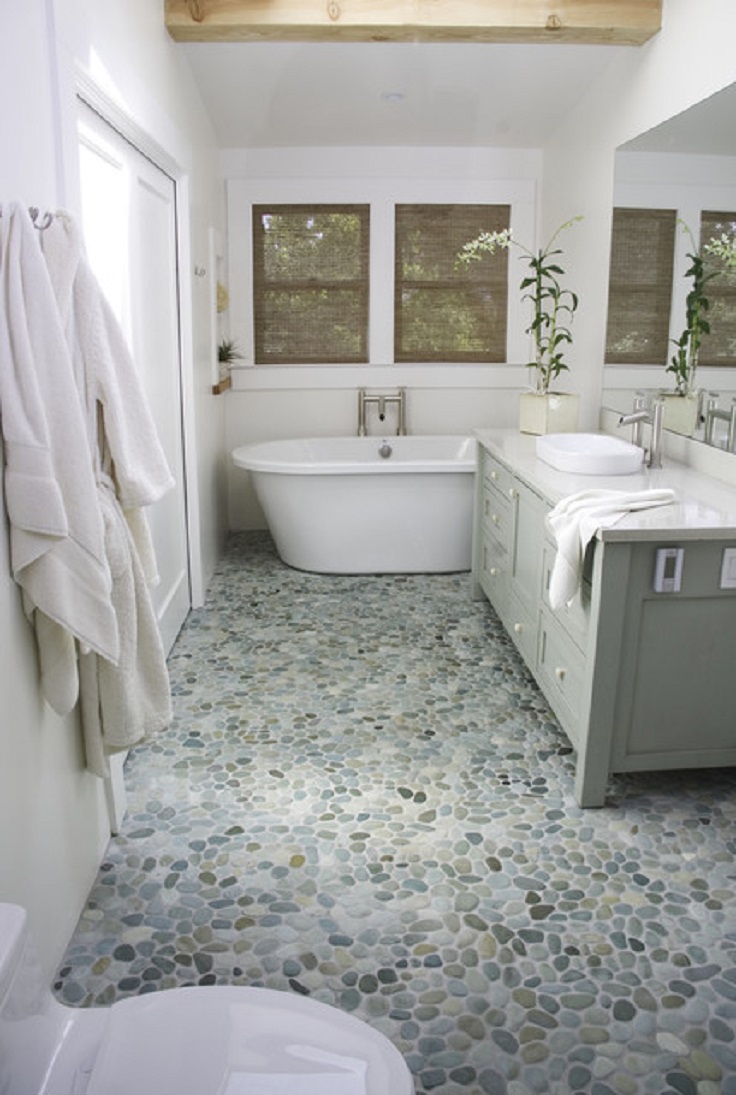 Bí kíp chọn gạch lát nền nhà tắm đẹp phù hợp không gian