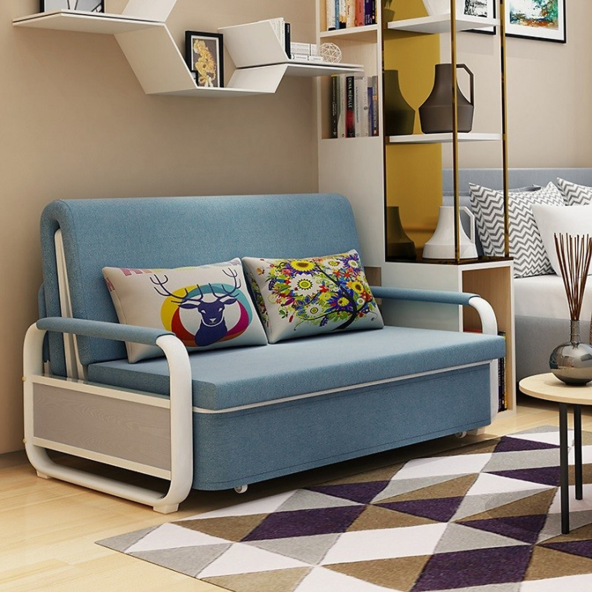 Sofa giường thông minh là món đồ nội thất thông minh đem lại nhiều lợi ích thiết thực cho không gian nhỏ