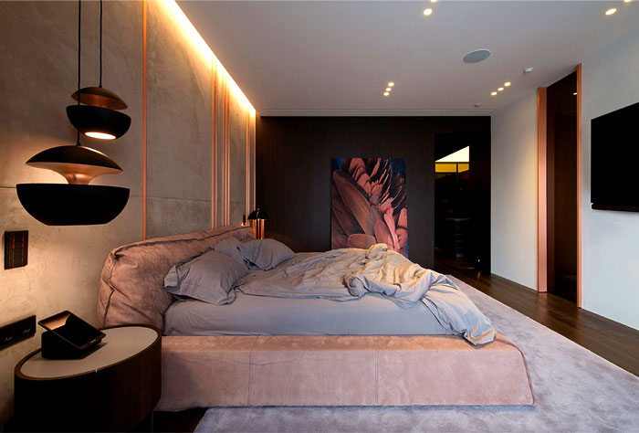 Thiết kế phòng ngủ đẹp cho nam cần bố cục màu sắc hài hòa