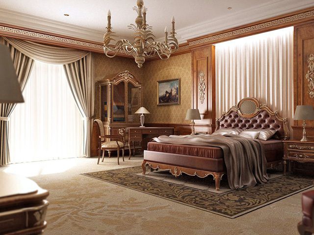 Phòng ngủ theo phong cách hoàng gia Anh
