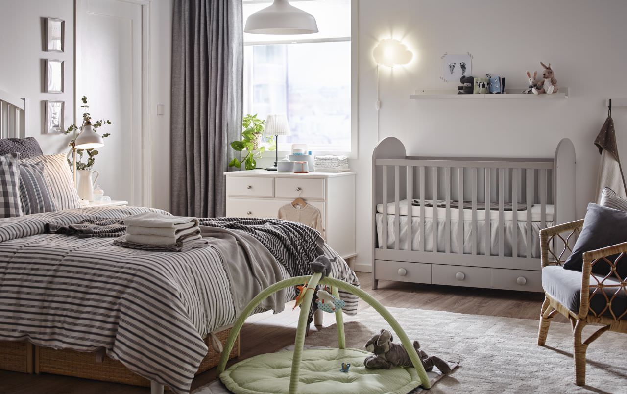 Tận dụng ánh sáng tự nhiên cho thiết kế phòng ngủ chung cho bố mẹ và con