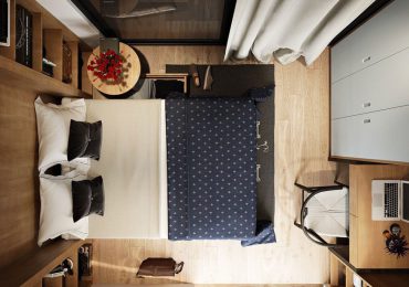 Thiết kế trang trí phòng ngủ dài hẹp giúp "ăn gian" diện tích
