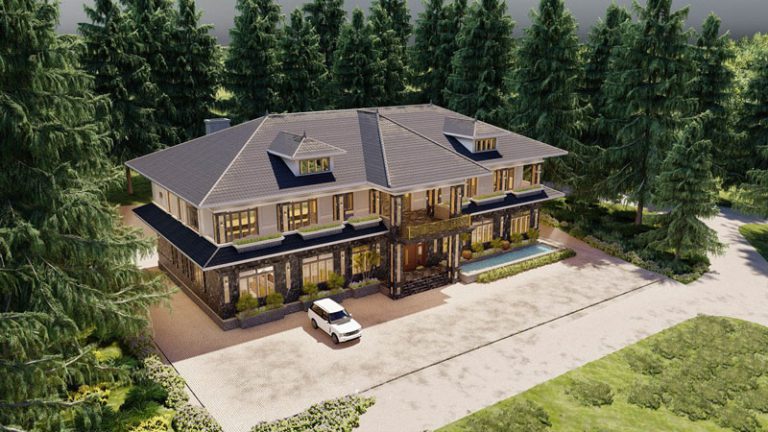 Loạt siêu phẩm thiết kế biệt thự nhà vườn trên đất 2000m2