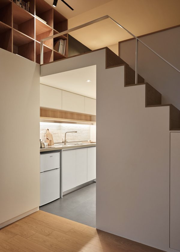 Ngỡ ngàng thiết kế căn hộ 48m2 2 phòng ngủ đẹp tỏa sáng