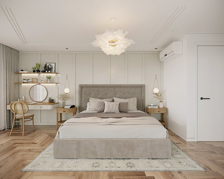 Thiết kế căn hộ 2 ngủ Vinhomes Smart City rộng thoáng đẹp mê 